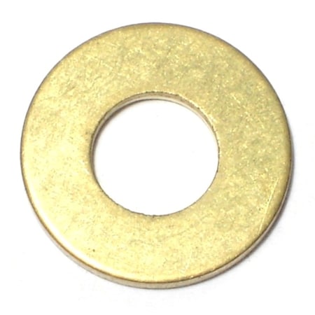Midwest Fastener Flat Washer, For Screw Size 5/16" , Brass 20 PK 61936